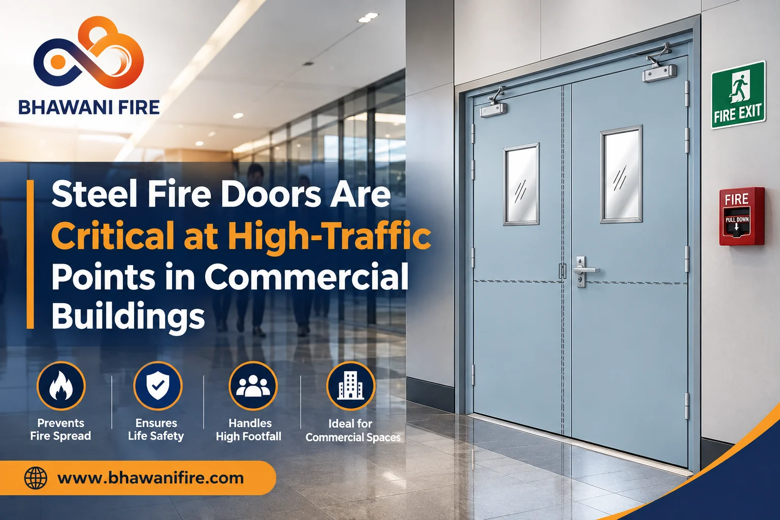 Steel Fire Doors for Commercial Buildings